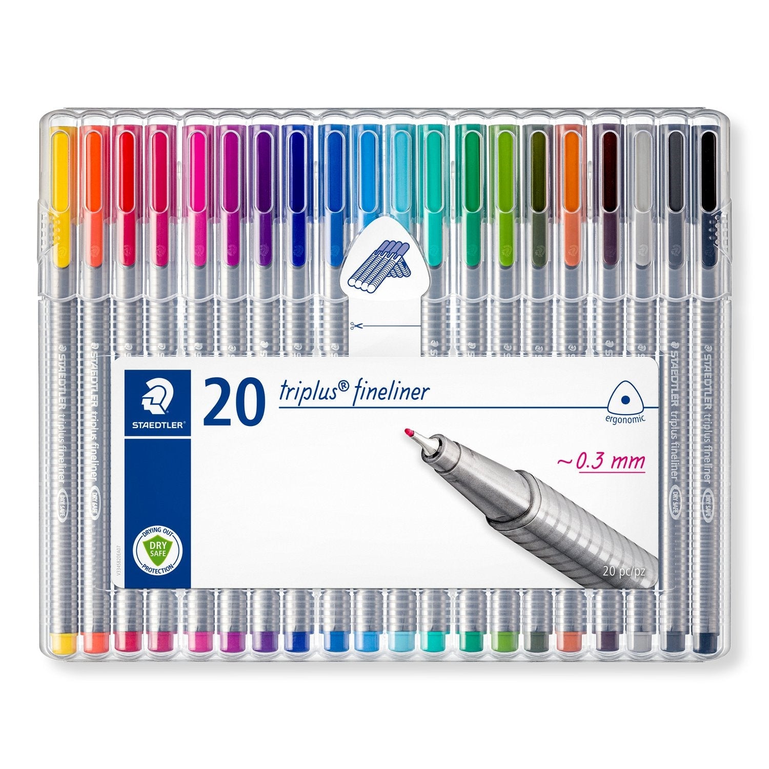 STAEDTLER fineliner triplus 20 St box
