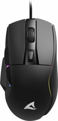 Sharkoon muis Shark SGM35 Optisch 6 toetsen 6.400 DPI zwart
