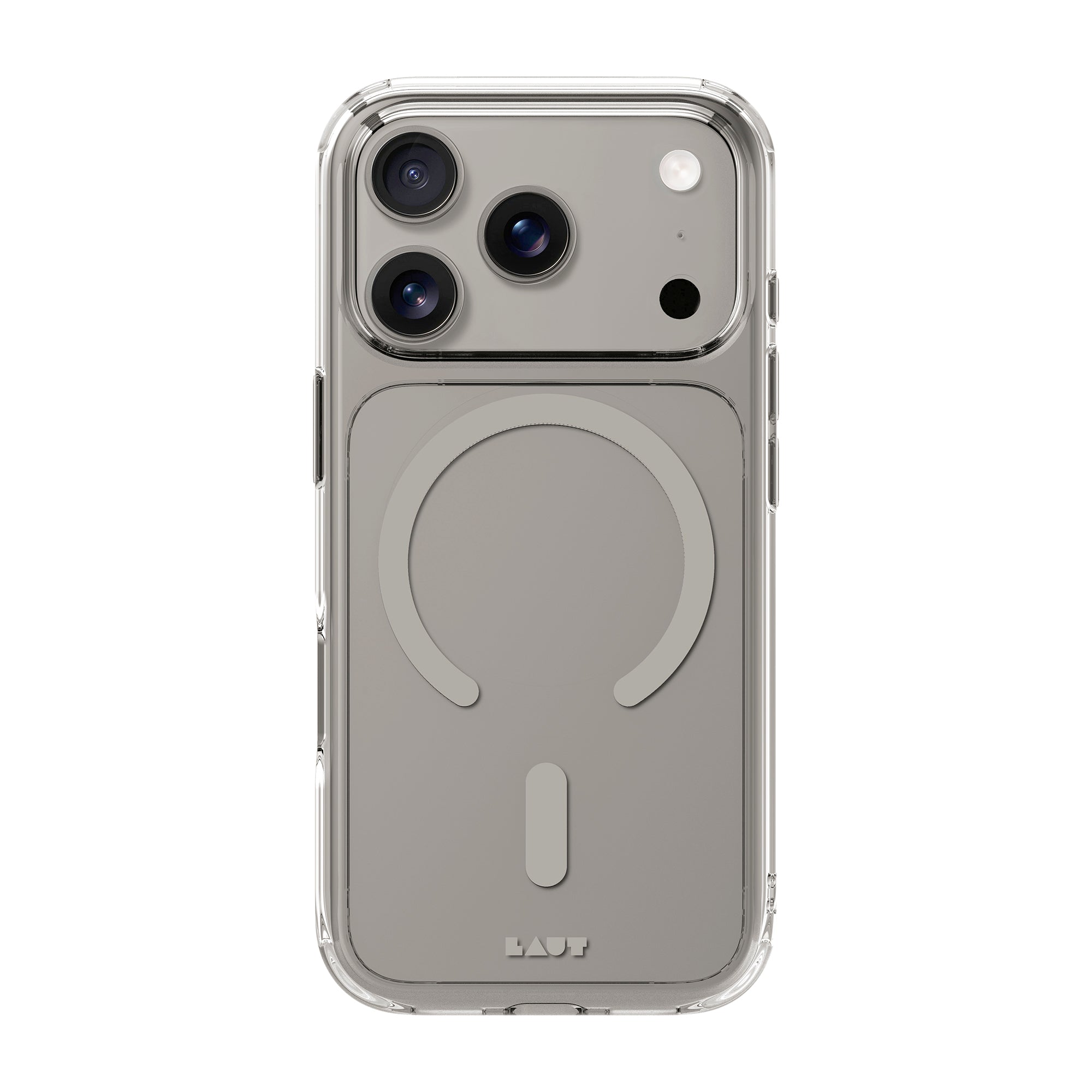 LAUT CRYSTAL FLURO for iPhone 17 Pro Max - Clear Grey