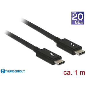 DELOCK Thunderbolt-Kabel3 USB C -> USB C St/St 1.00m