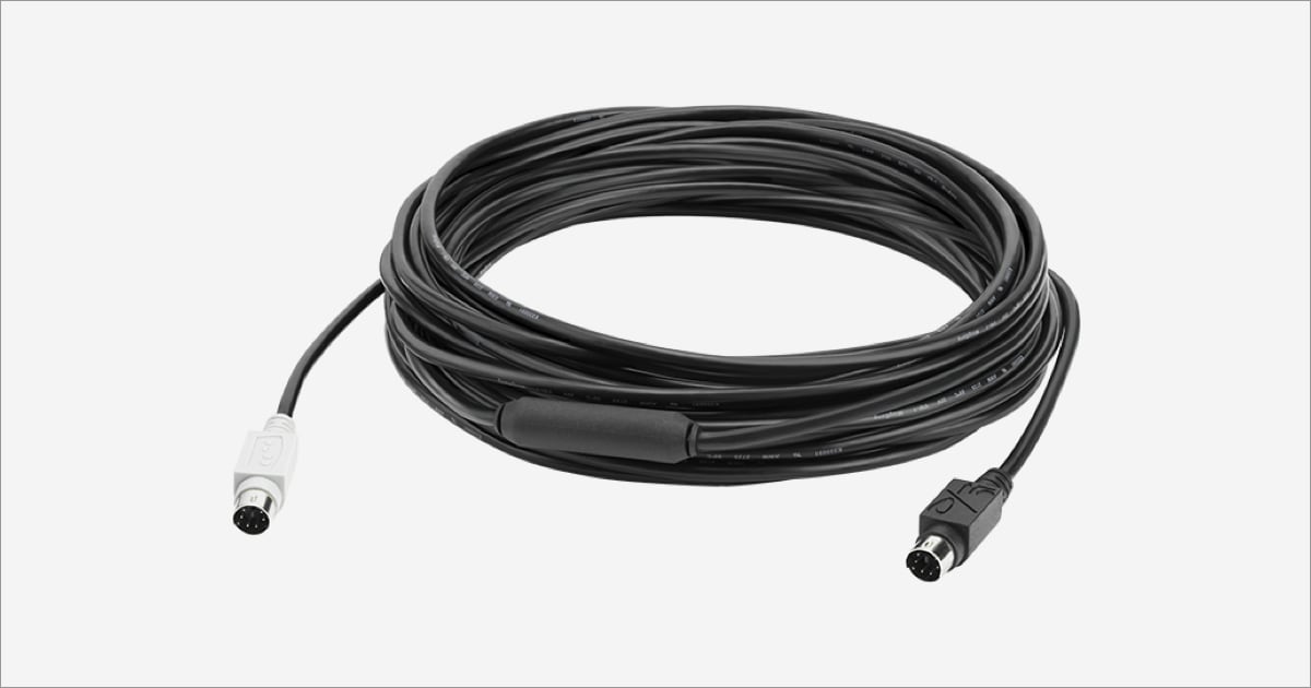 Logitech GROUP WebCam-Verlängerungskabel 10m black
