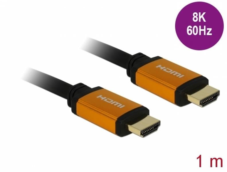 DELOCK HDMI-Kabel Ultra HighSpeed HDMI 48 Gbps 8K 60Hz 1.0m