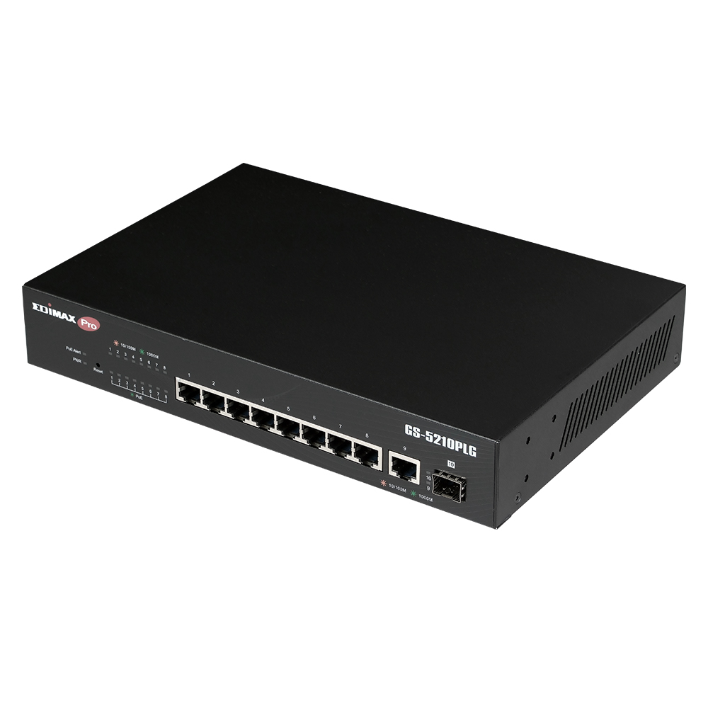 EDIMAX Switch Pro 10x GE GS-5210PLG (POE+)