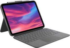 NL Logitech Combo Touch iPad (2022) Grey US Layout