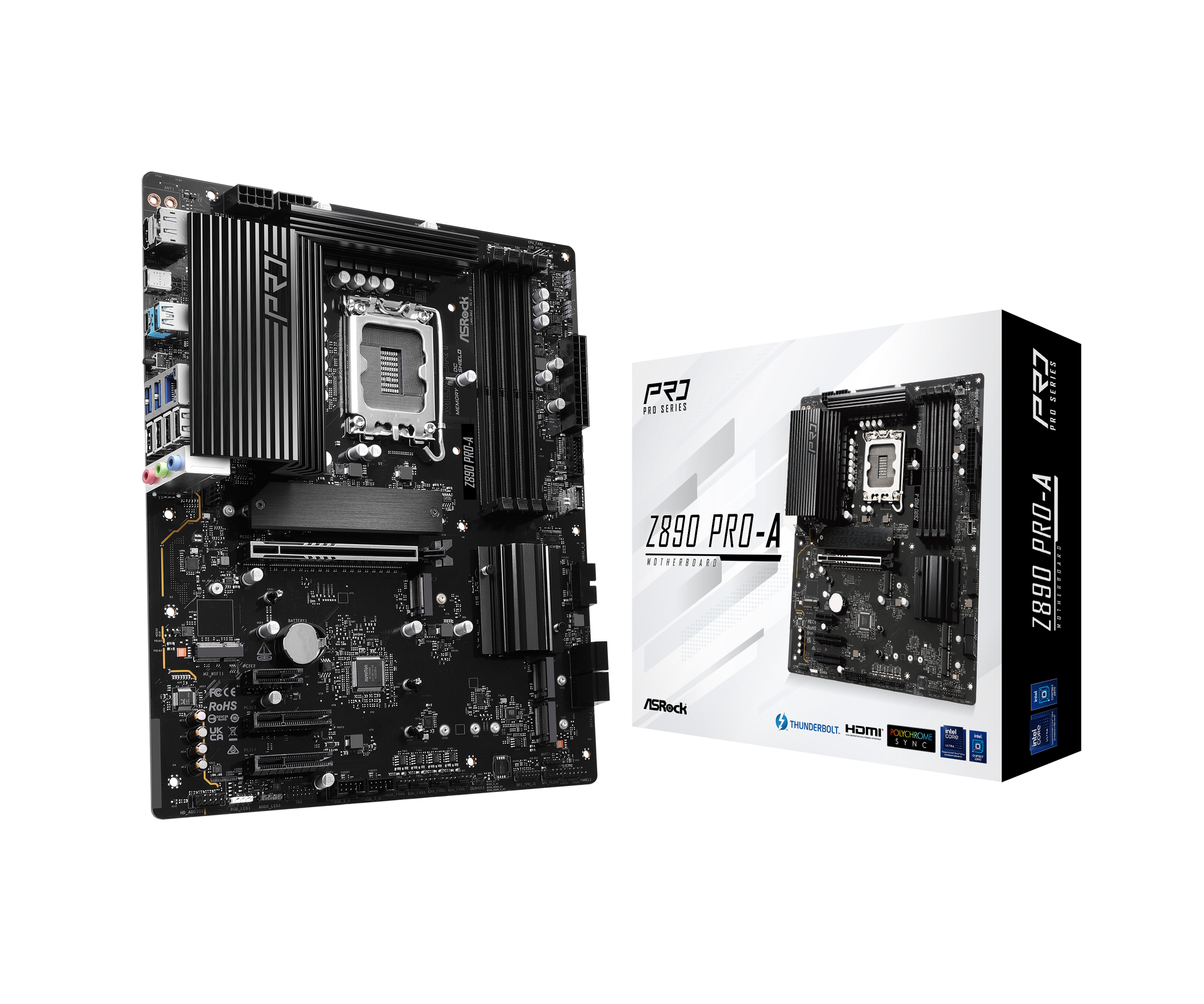 ASRock Z890 Pro-A 1851 ATX HDMI/DP/USB-C DDR5 retail