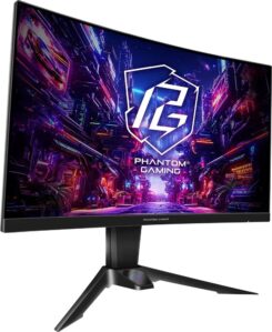 ASRock 68,5cm PG27QRT2A   16:9 HDMI/DP     curved 180Hz  QHD