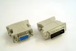 Adapter DVI-A male to VGA 15-pin HD (3 rows) female