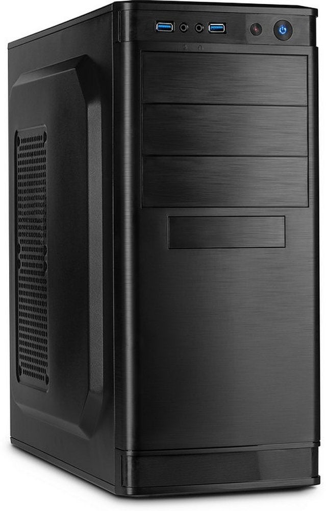 Inter-Tech Behuizing Midi IT-5905 zwart 2x USB3