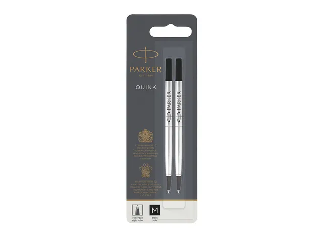 PARKER Rollerballmine 2er M zwart Blister