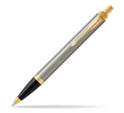 PARKER Balpen IM Brushed Metal M blauw Geschenkbox