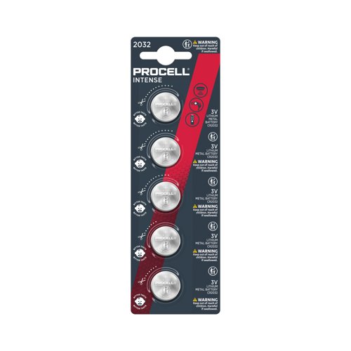 Duracell batterij Procell - CR2032 Intense Lithium 5er Blis