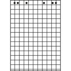 LANDRE Flipchartblock 65x98-20 Pag.-kariert 25-80g/qm