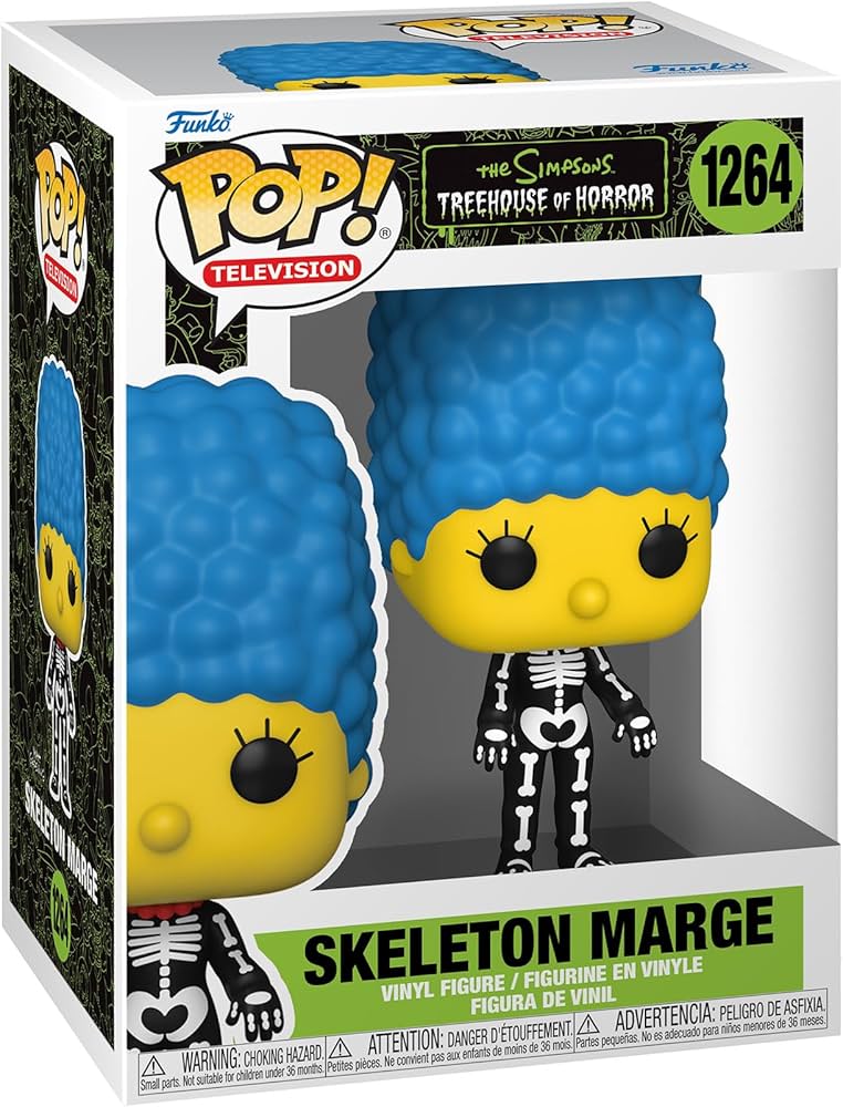 Funko Pop! Figur Die Simpsons Marge als Skelett 10cm
