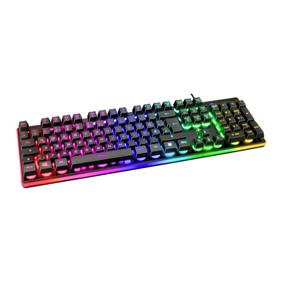 Deltaco Gaming Tastatur DK220 USB, RGB, schwarz