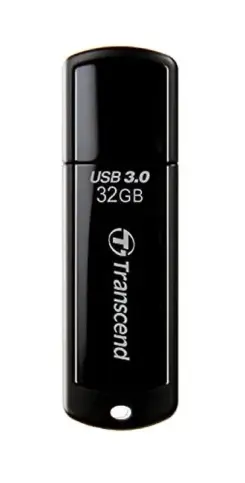 JetFlash 700 32GB USB 3.0 Black - Read up to 52MB/S