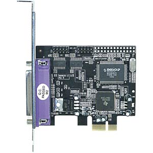 Longshine Controller PCIe 2x Serieel 1x Parallel (RS232C) retail