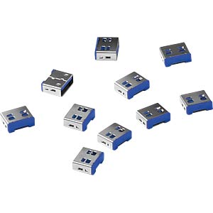 SmartKeeper Basic USB-A Port Blocker dunkelblau 10 Stk.