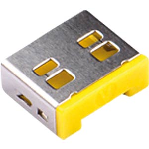 SmartKeeper Basic USB-A Port Blocker geel 100 Stk.