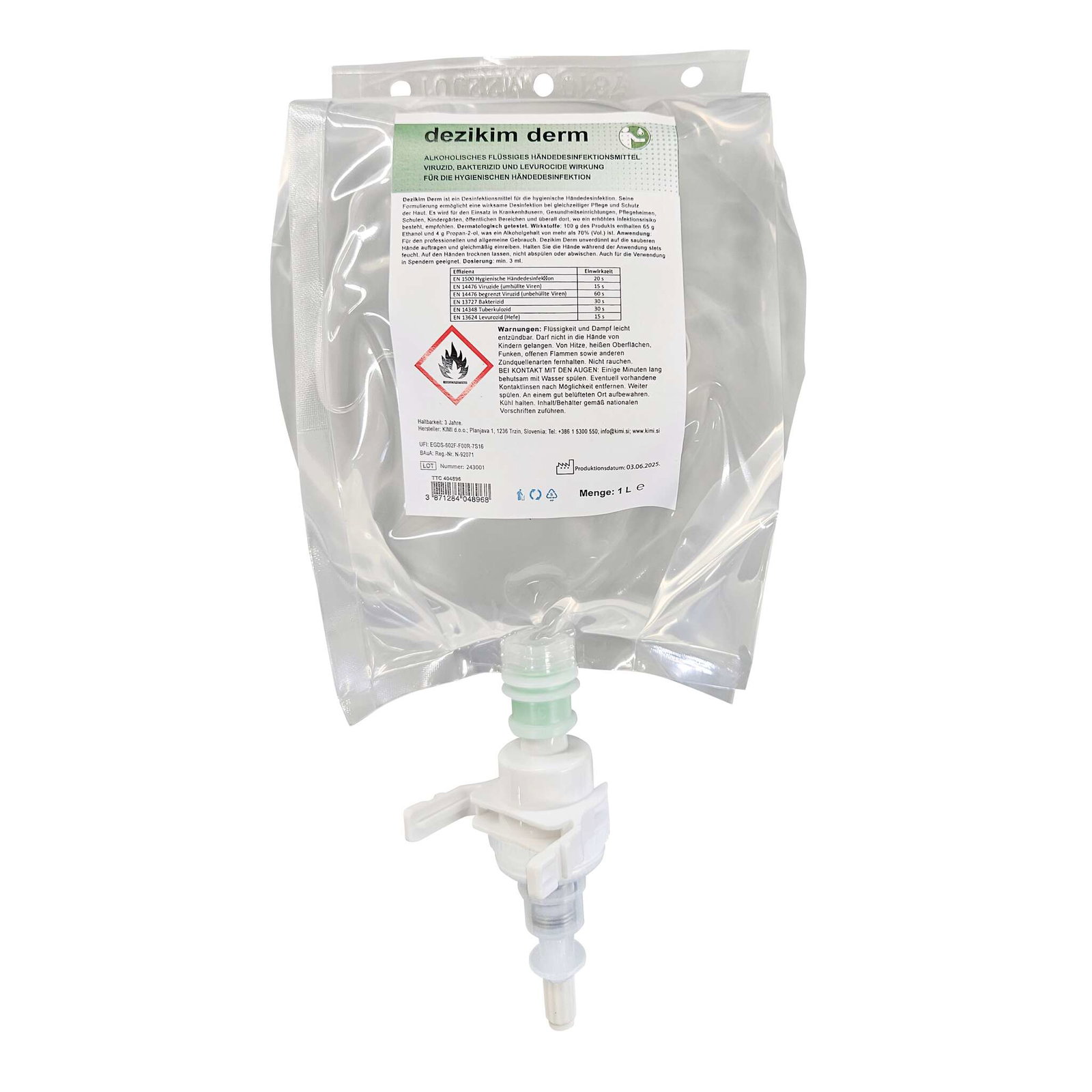 MAUL Desinfektionsmittel Beutel 1000ml 6St./ Set
