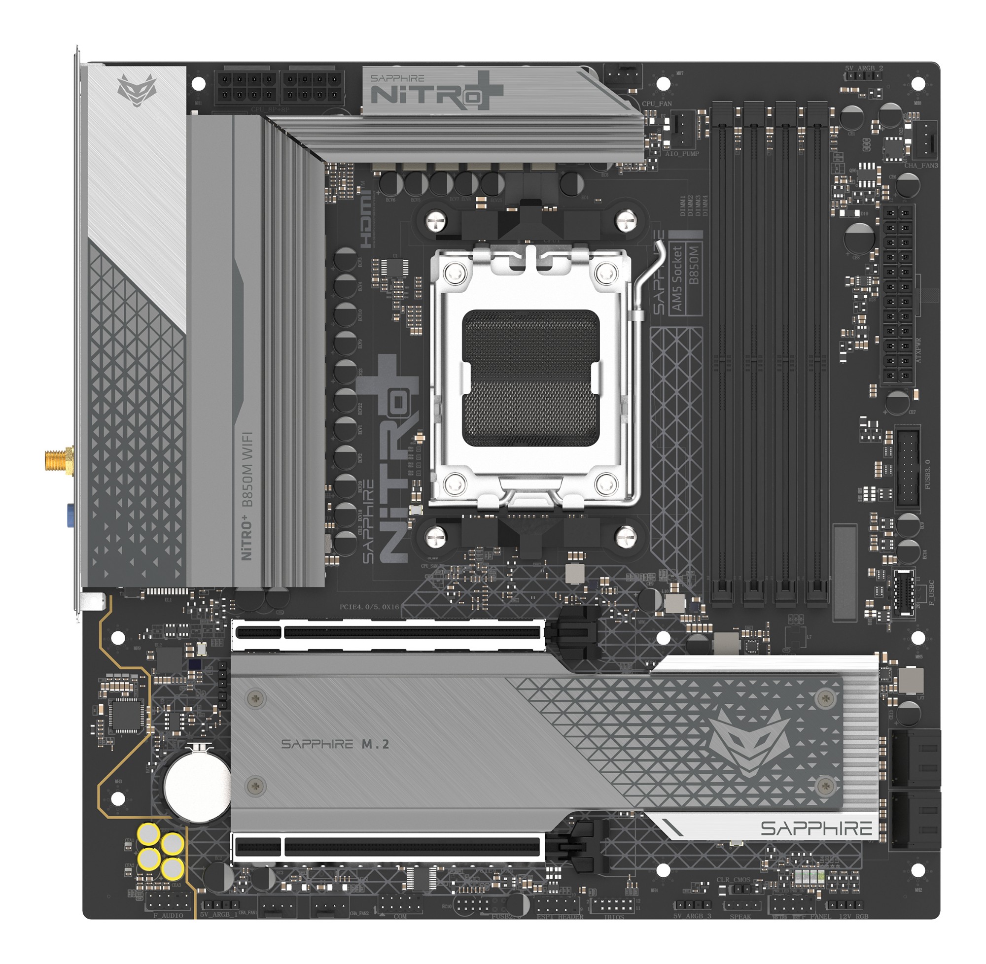 Sapphire MB NITRO+ B850M WIFI7             AMD,AM5,DDR5,MATX