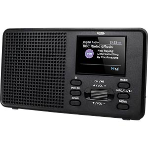 Xoro DAB 142, DAB+, FM, Weckfunktion, 2.4 TFT, Bluetooth