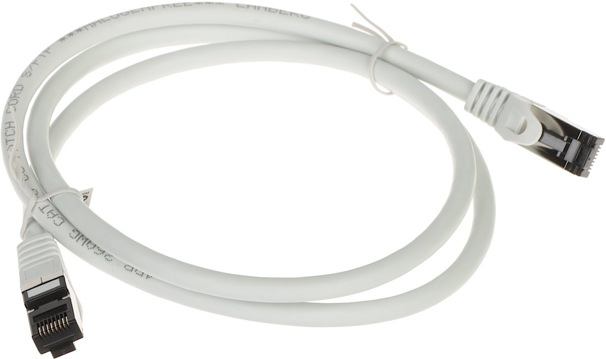 LANBERG Patchkabel CAT.8.1 S/FTP LSZH CU 1,0m Fluke Zert. gr