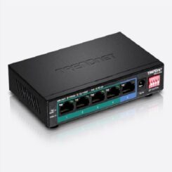 TRENDnet Switch 5-port Gbit PoE+ long range 200m 32W Metall