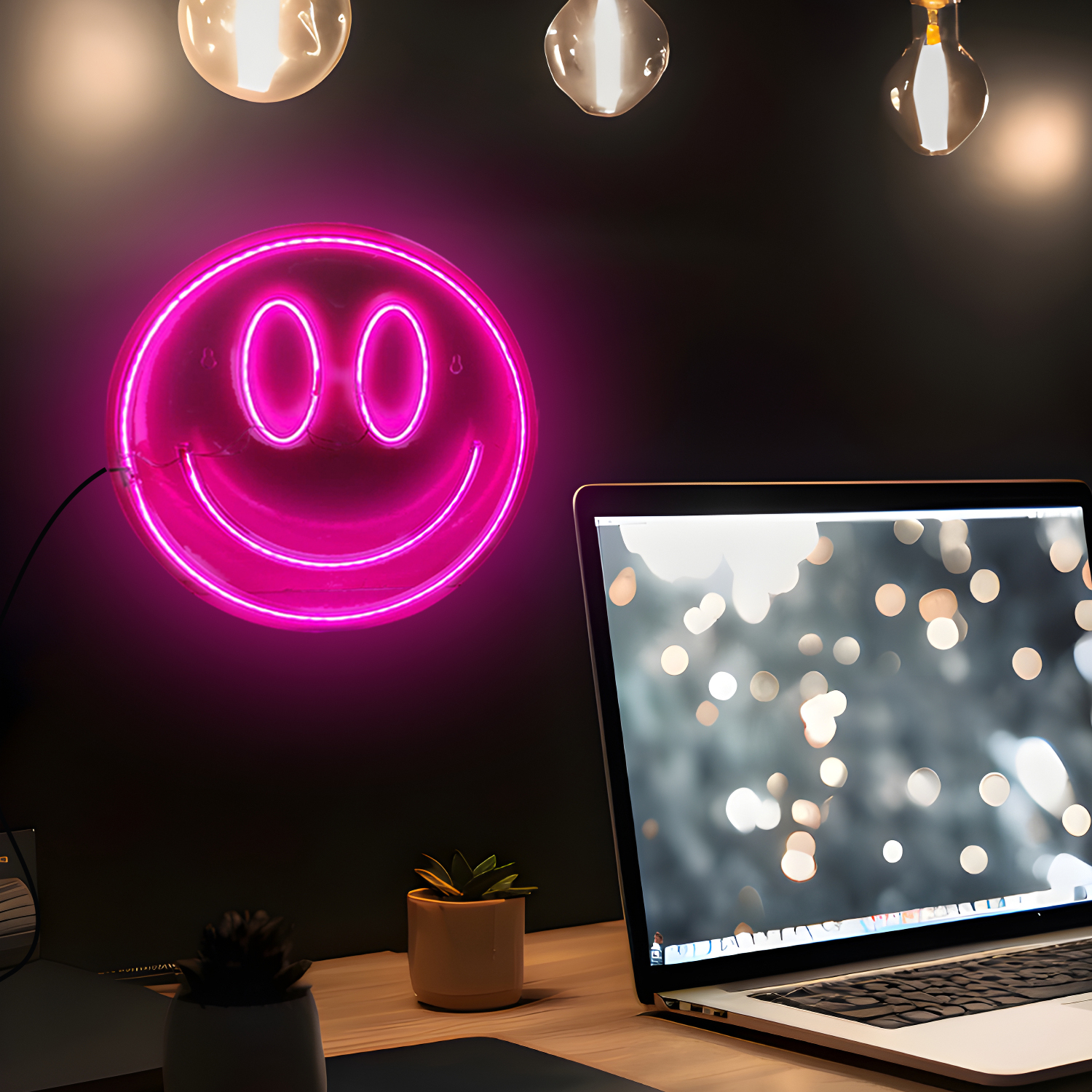 Mad Monkey - Smiley Face lamp