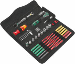 Wera Kraftform Compact W1 Wartung, Werkzeugset mTasche 35tlg