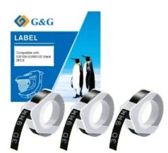 G&G Prägeband 3x schwarz