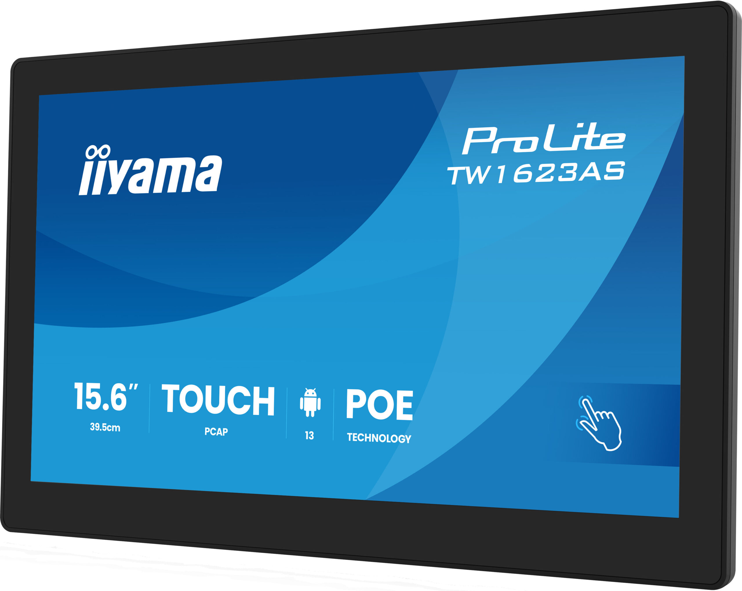 iiyama TW1623AS-B3P computer monitor 39,6 cm (15.6") 1920 x 1080 Pixels Full HD LED Touchscreen Zwart - Afbeelding 4