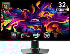 MSI MAG 321UP QD-OLED computer monitor 80 cm (31.5") 3840 x 2160 Pixels 4K Ultra HD Zwart