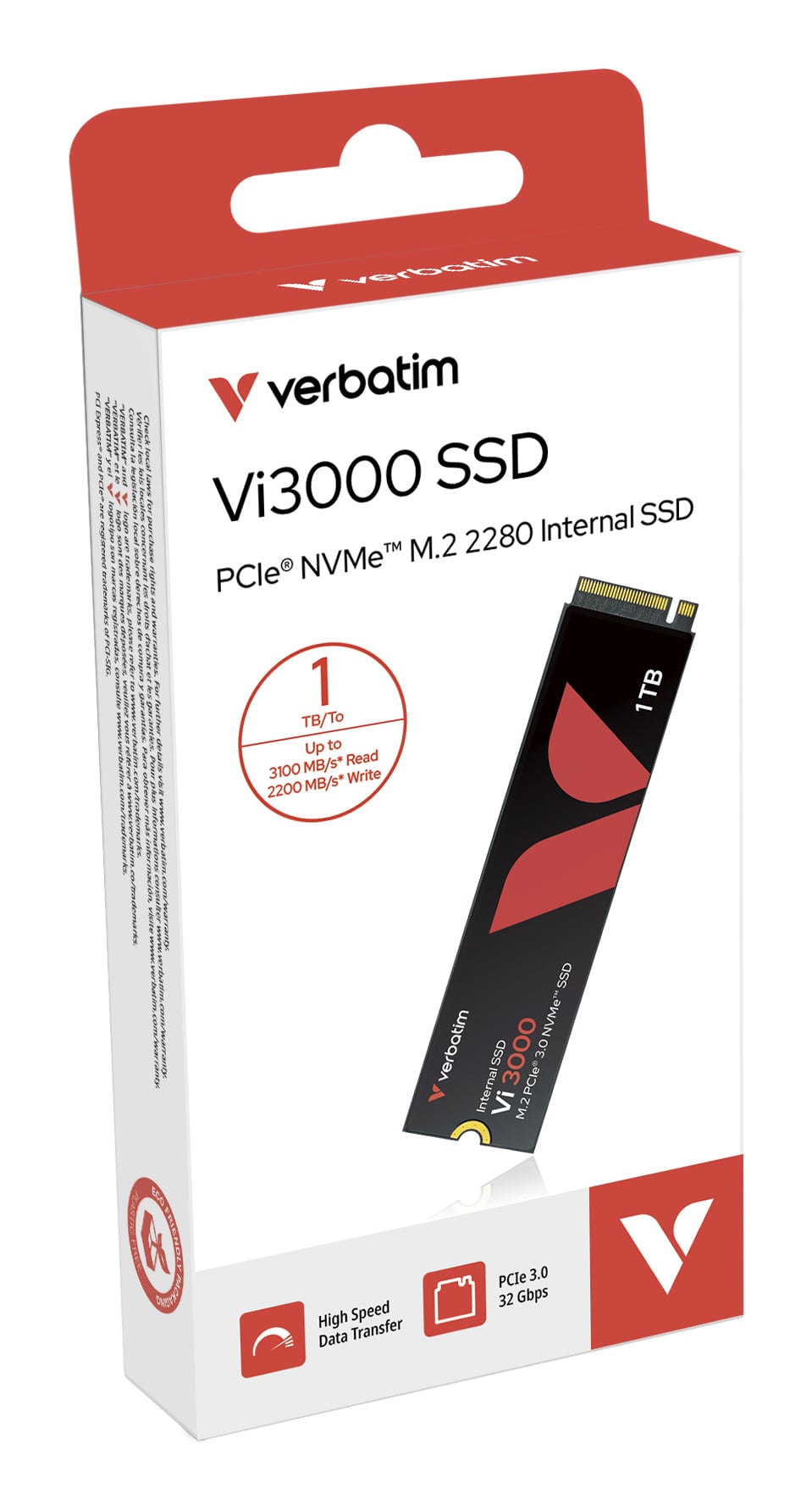 Verbatim Vi3000 PCIe NVMe M.2 SSD 1TB - Afbeelding 2