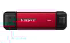 Kingston Technology 2TB Draagbare SSD met Dual USB-A/C, tot 1050MB/s USB 3.2 Gen 2