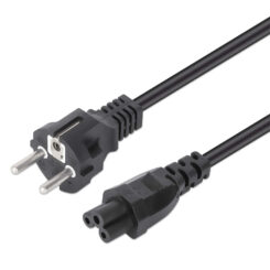 Manhattan 354172 electriciteitssnoer Zwart 1 m CEE7/7 IEC C5 - Afbeelding 2