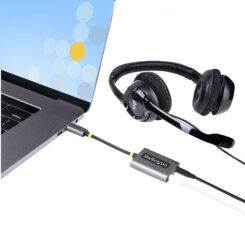 StarTech.com USB-C Headphone Splitter, USB Type C Dual Headset Adapter met Mic Input, USB C naar 3.5mm Audio Adapter/Earphone Dongle, USB C naar Audio Jack/Aux Output, 24-bit DAC - Afbeelding 10