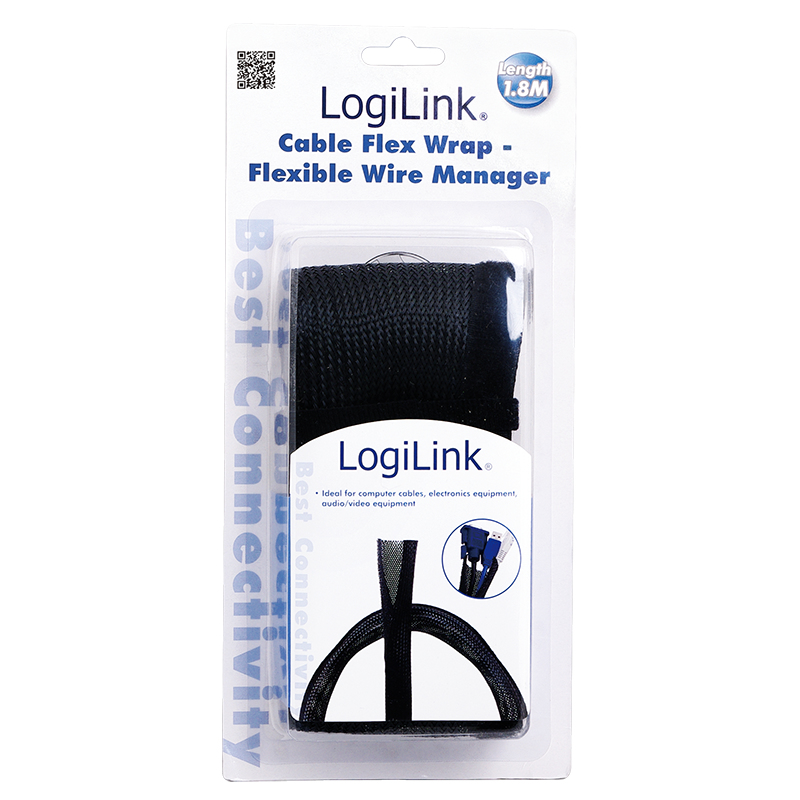 LogiLink KAB0006 kabelkous Zwart - Afbeelding 4
