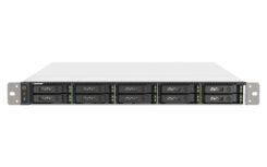 QNAP TS-h1090FU NAS Rack (1U) EPYC 7232P 64 GB DDR4 0 TB QuTS hero Zwart, Grijs - Afbeelding 2