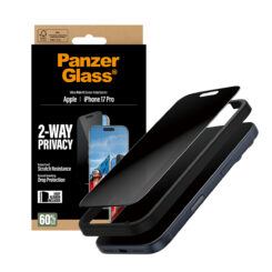 PanzerGlass ® 2-Way Privacy Screen Protector iPhone 17 Pro | Ultra-Wide Fit w. EasyAligner Doorzichtige schermbeschermer Apple 1 stuk(s) - Afbeelding 7