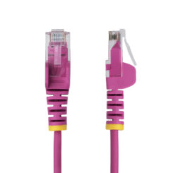 StarTech.com 5m Dunne CAT6 Ethernet Kabel, Roze, Snagless, 100W PoE, UTP, LSZH, 28AWG Pure Koperdraad, Slim RJ45 Netwerk Patchkabel met Trekontlasting, Fluke Getest - Afbeelding 3