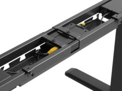 Equip ERGO Elektrisch zit-sta bureau frame, dubbele motor, zwart - Afbeelding 6