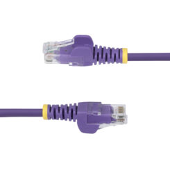 StarTech.com 7m Dunne CAT6 Ethernet Kabel, Paars, Snagless, 100W PoE, UTP, LSZH, 28AWG Pure Koperdraad, Slim RJ45 Netwerk Patchkabel met Trekontlasting, Fluke Getest - Afbeelding 4