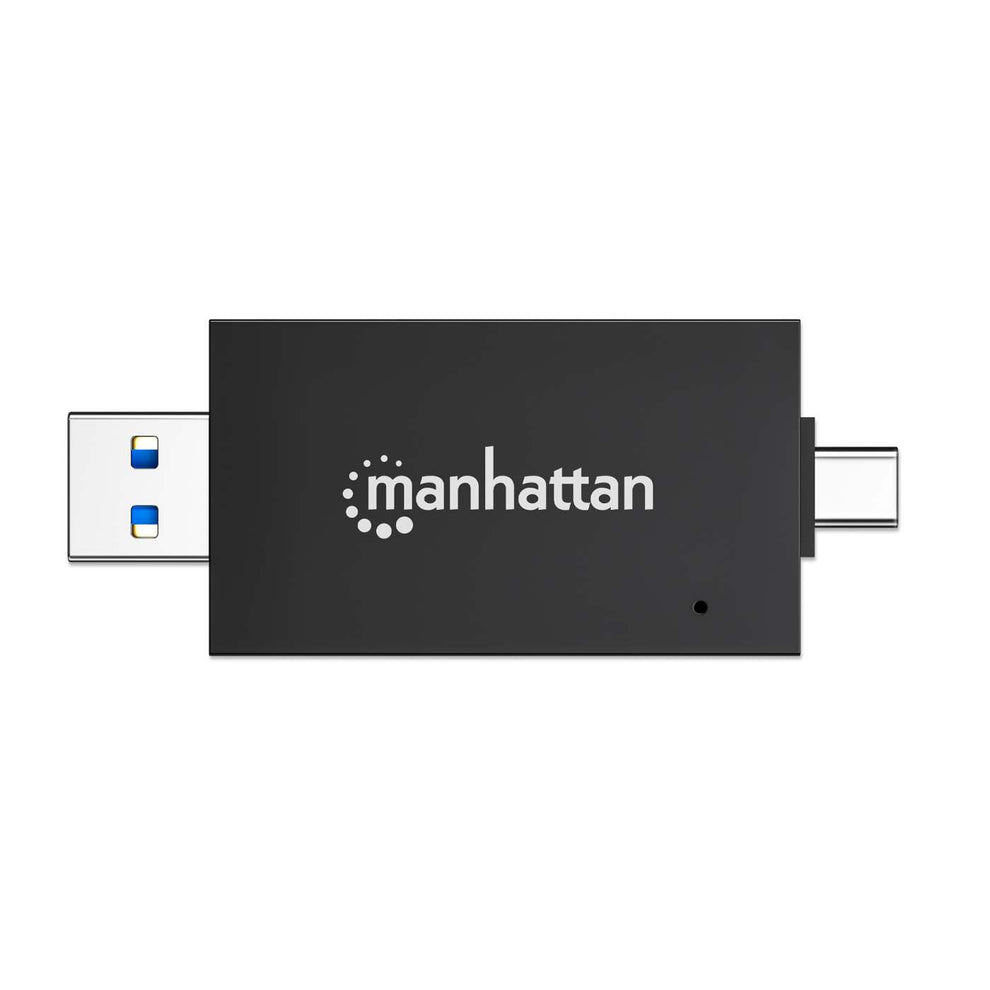 Manhattan 102735 geheugenkaartlezer USB 3.2 Gen 1 (3.1 Gen 1) Type-A/Type-C Zwart, Transparant - Afbeelding 10