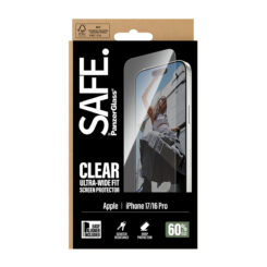 PanzerGlass SAFE. by ® Screen Protector iPhone 17 | iPhone 16 Pro | Ultra-Wide Fit w. EasyAligner Doorzichtige schermbeschermer Apple 1 stuk(s) - Afbeelding 4