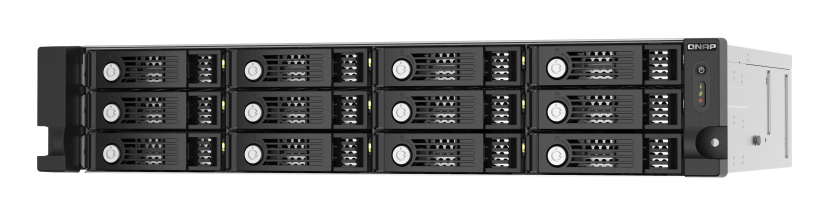 QNAP TL-R1220Sep-RP HDD-/SSD-behuizing Zwart, Grijs 2.5/3.5" - Afbeelding 2