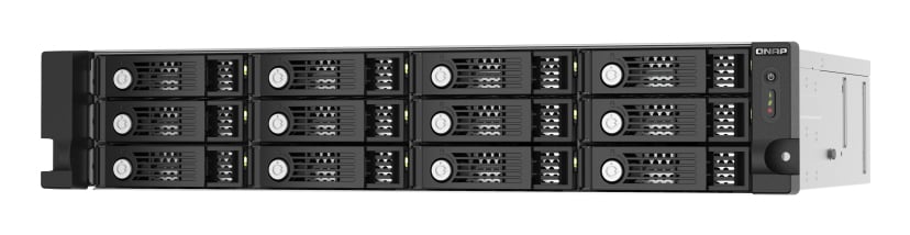 QNAP TL-R1220Sep-RP HDD-/SSD-behuizing Zwart, Grijs 2.5/3.5"