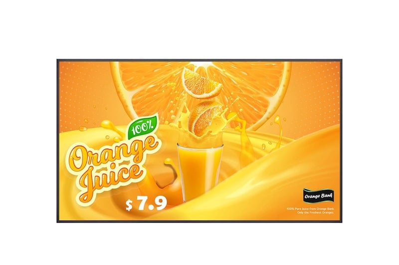 LG 65UH5Q-E beeldkrant 165,1 cm (65") Wifi 500 cd/m² 4K Ultra HD Zwart Type processor WebOS 24/7