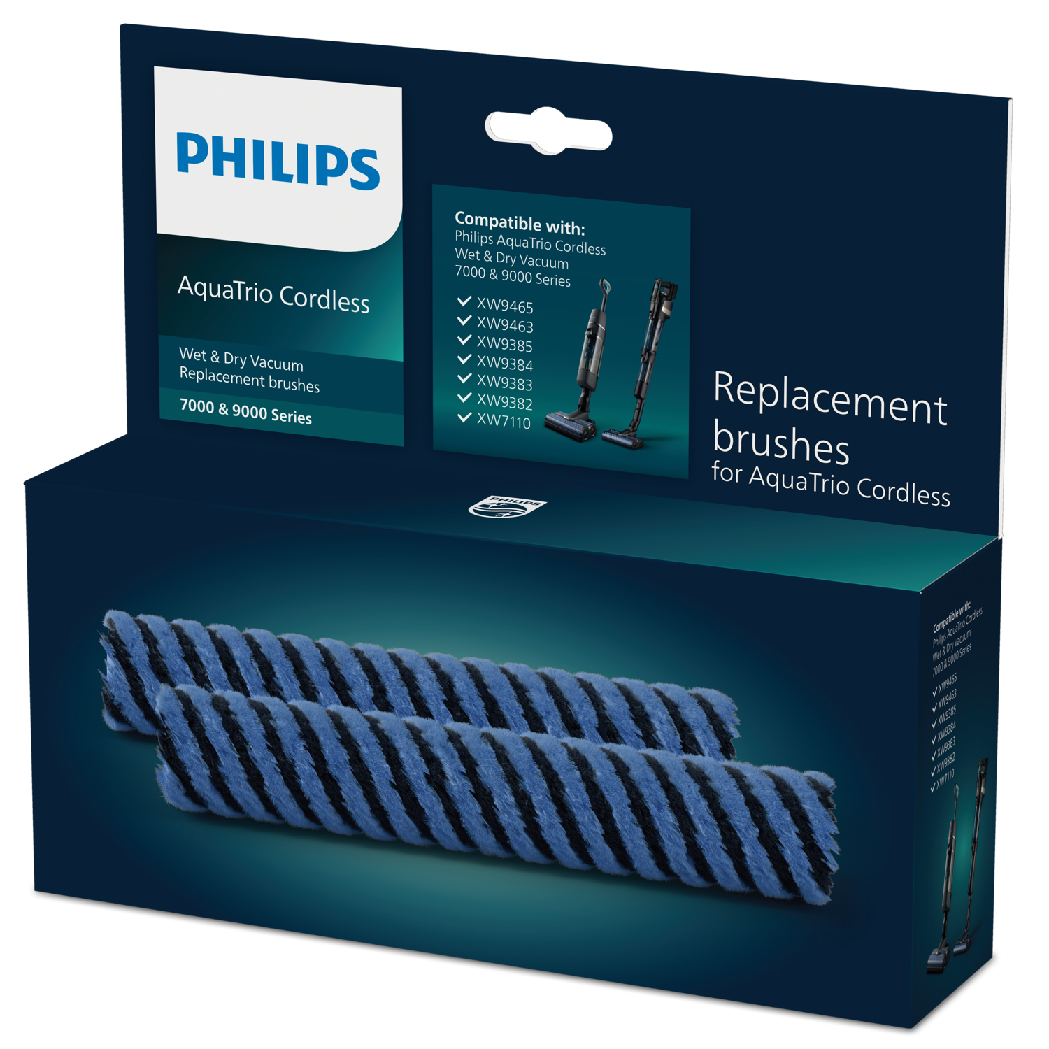Philips AquaTrio Cordless Accessories XV1793/01 Vervangende borstels - Afbeelding 2