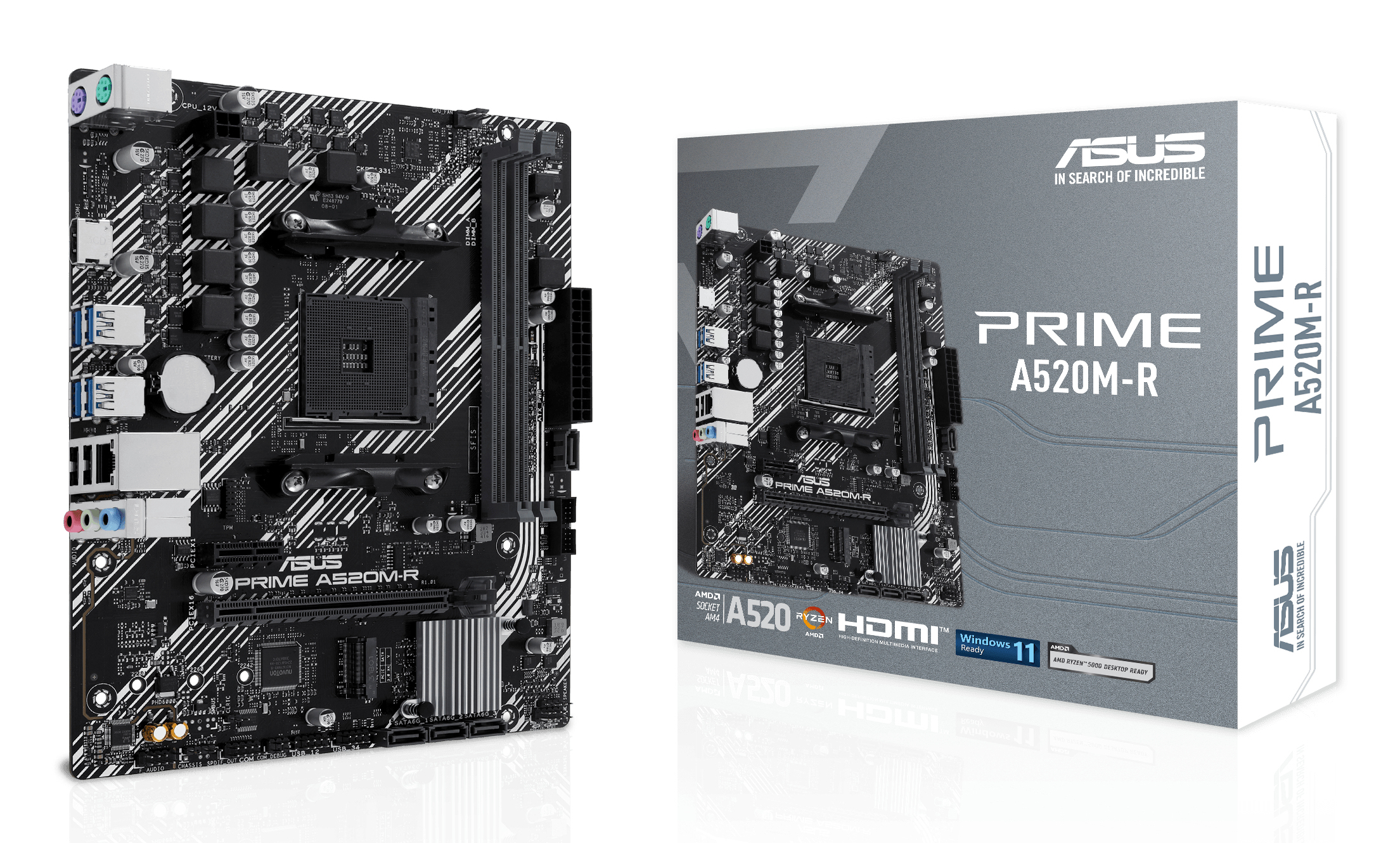 ASUS PRIME A520M-R AMD A520 Socket AM4 micro ATX - Afbeelding 2