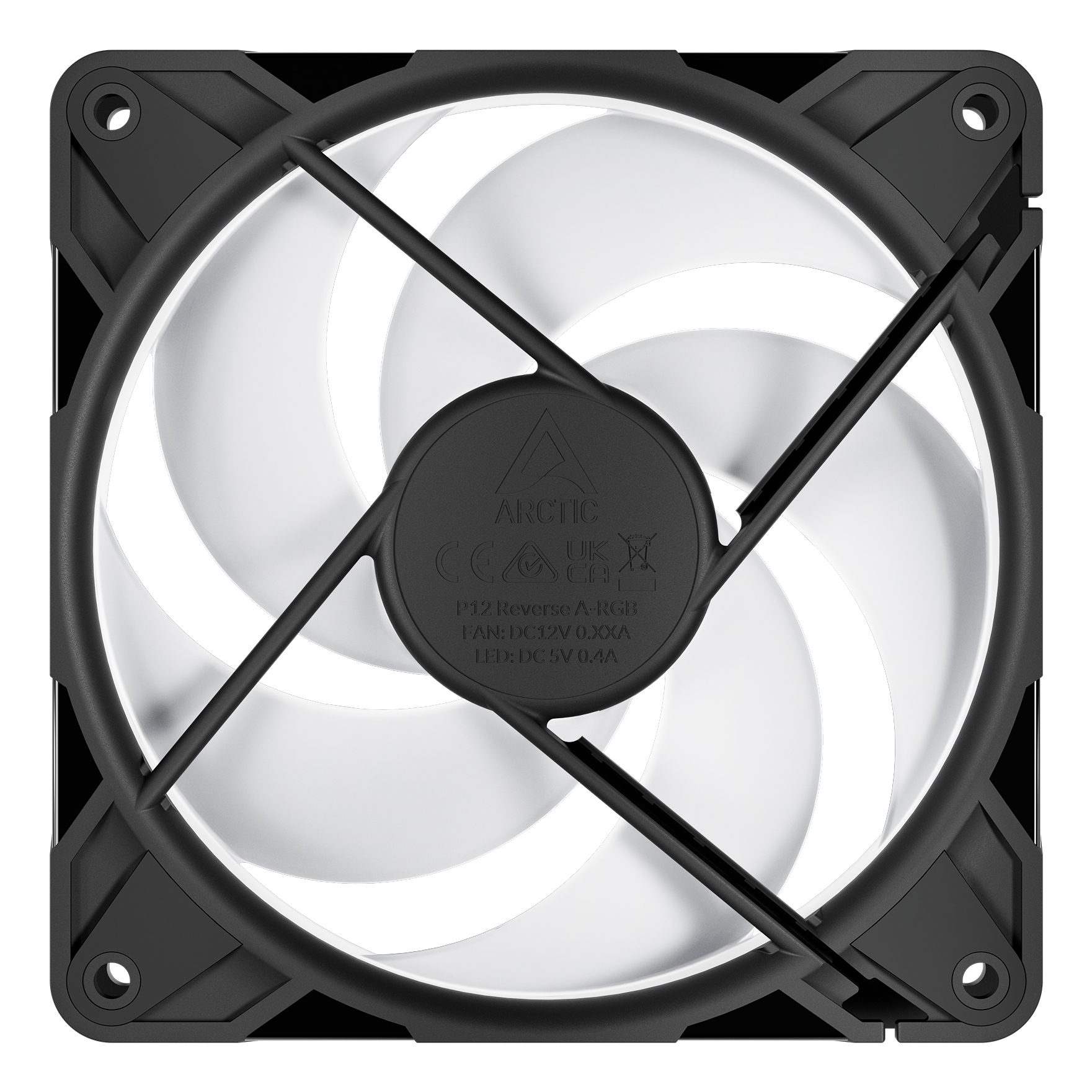 ARCTIC Freezer P12 Pro Reverse A-RGB - 3 Pack Computer behuizing Ventilator 12 cm Zwart 3 stuk(s) - Afbeelding 7